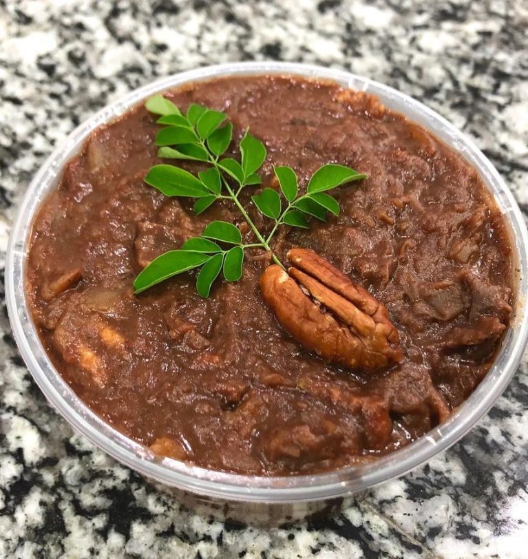 Postre de dátil con nuez (vegano, sin azúcar)